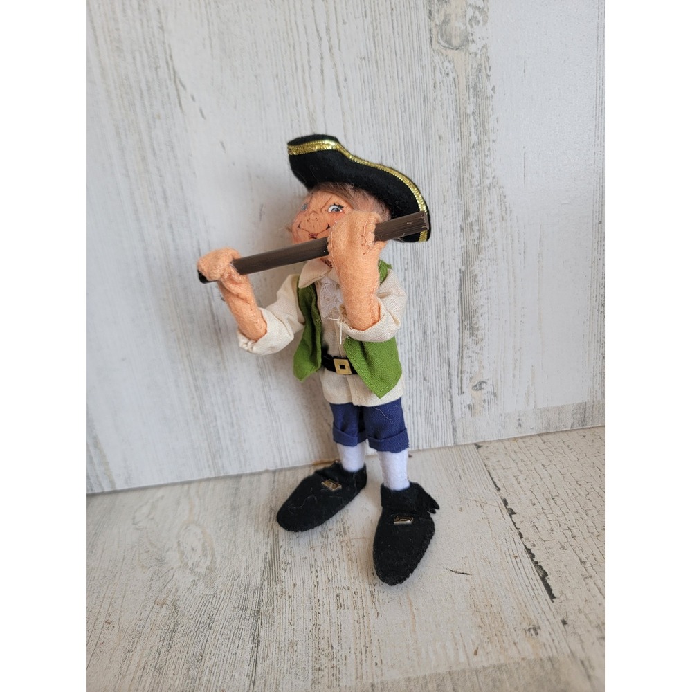 Annalee colonial flute elf pirate unique doll Pilgrim home decor figure plush